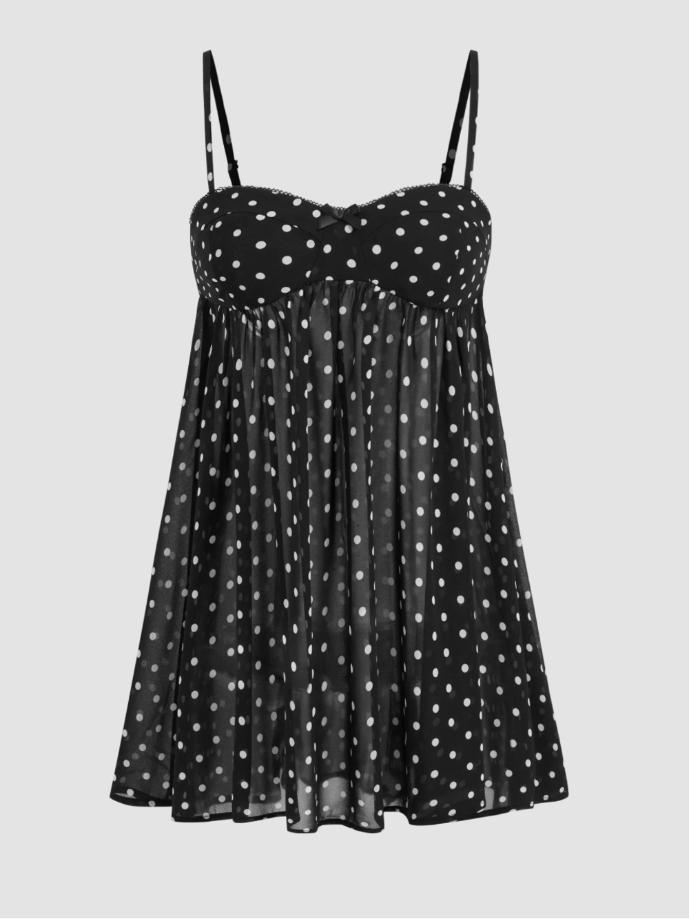 NWT CIDER CHIFFON LEOPARD BOWKNOT OVERSIZED MINI NIGHTDRESS